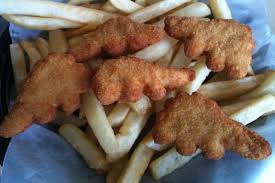 Whole grain breading and white meat chicken raised with no antibiotics ever means wholesome fun for your kids. Best Chicken Nugget Shapes Ranked Dinosaurs Hearts More Thrillist