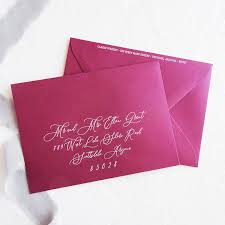 Slip the letter or invitation into the envelope, moisten the. Addressing Wedding Invitations Lauren Yvonne Design