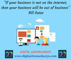If Your Business Is Not On The Internet Then Your Business Will Be Out Of Business Bill Gates Digital Marketing Digital Digital Marketing Agency