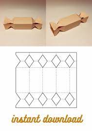 Custom cardboard carton die cut design. Candy Box Template Cracker Box Candy Shaped Box Christmas Cracker Box Christmas Candy Box Svg Pdf Cricut Silhouette 8 5x11 A4 A3 Video Video In 2021 Candy Box Template Diy Gift Box