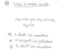 Ejercicio Propuesto 10 Formulacion Organica De Alquenos Ejercicio De Multiple Opcion Formulacion Organica Cientifico Dibujo Quimica