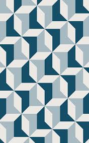 It makes you feel calm. Achieve A Cool Boys Teenage Bedroom With These Blue Wallpaper Designs Adding A Fun Feature Wallpaper To Geometric Wallpaper Blue Geometric Wallpaper Geometric