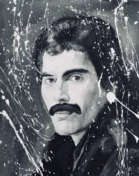 Someone please tell me what the name of the booth with all the canvas  paintings of music legends???