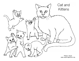 Here's the truth about whether cats can see color—and how their vision differs from ours in other ways. Cat And Kittens Coloring Page