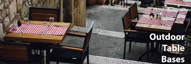 The standard dining table height is 28 to 30 inches tall. Restaurant Table Bases Pedestal Bases Metal Legs Tablebases Com