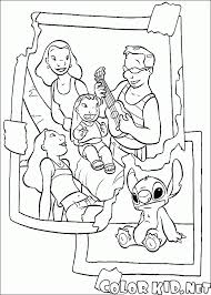 Jumba jookiba is illegally creating creatures to cause chaos and destruction. Coloring Page New Family Stitch