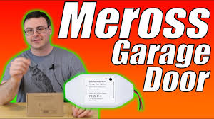 meross smart wifi garage door opener unbox and full setup msg100