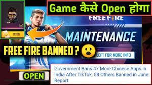 Free fire ban in india ! Free Fire New Update Why Free Fire Not Opening Today Free Fire Ban In India Dj Alok In Gold Youtube