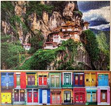 Stay tuned for more updates on the situation. 2 Very Different Dollar Store Puzzles Cardinal Monastery 1000 Pieces And Puzzlebug Colorful Montreal Doors 750 Pieces Top Puzzle Took Me 9 Days To Complete Bottom Puzzle Took 2 Hours Jigsawpuzzles