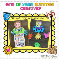 Click here for new year craft videos. End Of Year Summer Craft And Writing For 1st 2nd Or 3rd Grades Tpt
