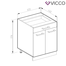 L'ilot servant aussi de table pour prendre ses repas, c'est une configuration idéale dans un studio par exemple. Vicco Meuble De Cuisine Meuble Haut Meuble Bas Cuisine Integree R Line Cdiscount Maison