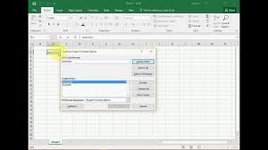 Ms Excel Shortcut Key To Check Spelling Youtube