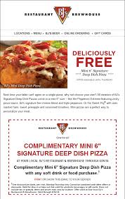 Bj S Mini Deep Dish Pizza Pinned June 24th 6 Inch Pizza Free With Your Drink At Bjs Restaurant Brewhouse Coupon Via The Coupons App Brewhouse Bjs Restaurant Beer Online