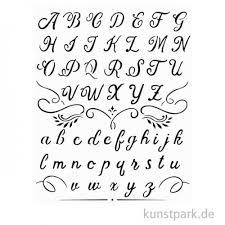 Aus die mülheimer mundart und ihre schreibung von dr. Stamperia Schablone Calligraphy Alphabet 20 X 25 Cm