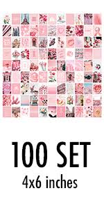 Check spelling or type a new query. Amazon Com Artivo Pink Wall Collage Kit Aesthetic Pictures 50 Set 4x6 Pretty Light Pink Wall Decor For Teen Girls And Kids Cute Bedroom Decor College Dorm Decor Posters Prints