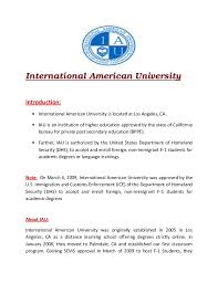 Generally, seniors are selected based on leadership ability displayed in the areas of scholastic aptitude, community service, and extracurricular activities. International American University