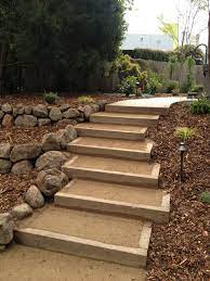 Dg Walkway And Steps Landscape Stairs Garden Stairs Backyard Garden Design