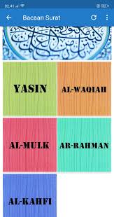 Surah ini terdiri atas 96 ayat dan termasuk golongan surah makkiyah. Yasin Al Waqiah Al Mulk Ar Rahman Al Kahf For Android Apk Download