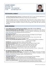 Quality assurance manager resume format. Welding Inspector Cv Model August 2021