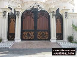 ابواب Riyadh شركة التجارة العالمية المتقدمة Aitco Gorgeous Doors Door Design Gate Design