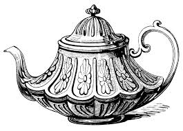 Black And White Pot Clipart Victorian Tea Pot Free Clip Art Old Design Shop Blog Clip Art Vintage Tea Pots Vintage Tea Pots
