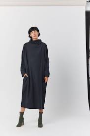 Black Crane Tube Dress Navy Tube Dress Dresses Fashion