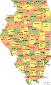 You can copy and paste this list directly into your favorite spreadsheet program. Illinois County Map