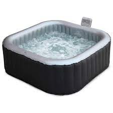 alice s garden spa mspa gonflable carre alpine 6 lite gris jacuzzi 6 personnes carre 185cm spa gonflable carre spa gonflable jacuzzi gonflable