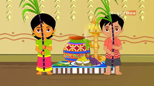 Pongal greetings in tamil pot infront of the sun. Vellai Ellam Chellame Chellam Wishes You A Happy Pongal Cartoon Animated Tamil Rhymes Dailymotion Video