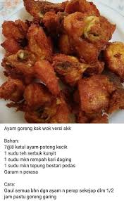 Please follow me at : Resepi Nasi Kak Wok Senang Je Resipi Mudah Sedap Facebook