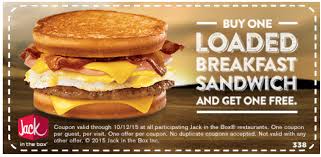 We did not find results for: Jack In The Box Buy 1 Get 1 Free Loaded Breakfast Sandwich Coupon Hip2save
