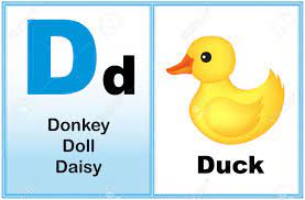 Play pin the tail on the donkey. Alphabet Letter D With Clip Art And Few Similar Words Starting With The Letter Printable Graphic For Preschool Kindergarten Kids Royalty Free Cliparts Vectors And Stock Illustration Image 38526268