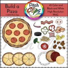 Anybody Hungry For A Pepperoni Pizza Cheese I Have You Covered With These Toppings And More This Pack Will Provide You With A Pizza Fractions Clip Art Pizza