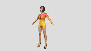 Sayoko Ohashi Super Promotion Suit - Download Free 3D model by megablock  (@megablock) [c4806f5]