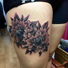 Making a peony tattoo in large design the lush of the flower is so blooming and fully round that the look itself. Peony Flower Tattoo Designs Novocom Top