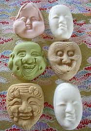 not sure how the kids would feel about opening their lunch boxes and having a face in there but these a japanese sweets japanese sweets wagashi japanese sweet
