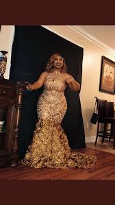 Black And Gold Evening Gown Plus Size Pin By Akira Dark On Formal Prom Girl Dresses Black Girl Prom Dresses Plus Prom Dresses
