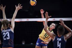 O brasil entra em quadra neste domingo (25), às 9h45 (horário de brasília), para enfrentar a coreia do sul em disputa pelo vôlei feminino na olimpíada de tóquio. Veja A Tabela Da Liga Das Nacoes Feminina De Volei 2021 Volei Ge