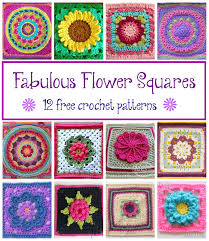 Check spelling or type a new query. Fiber Flux Fabulous Flower Squares 12 Free Crochet Patterns