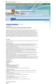 The assistant property manager is responsible for effectively computing, classifying and recording numerical data to keep financial records complete while assisting with the leasing, marketing and. Assistant Department Manager Job At Kaiser Permanente In San Rafael Ca 5421525 Tapwage Job Search