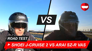Blog Shoei J Cruise 2 Vs Arai Sz R Vas Jet Helmet Road Test And Video Champion Helmets Equipment Moto
