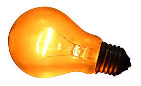 Glowing Yellow Light Bulb Png Image Light Bulb Bulb Png