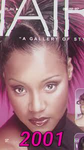 Hair “A Gallery Of Styles” 2001 Hair Magazine #hairmagazine #90shairstyles  #90shairstylesblackgirls #nextfridaysoundtrack #early2000shairstyles  #throwback #2000sthrowback #90shairmagazine #90supdo ...
