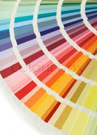 Spectrum Fan Of Color Chart Samples Stock Image