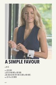 Alternative Minimalist Movie Polaroid Poster A Simple Favour By Priya Iconic Movie Posters Minimal Movie Posters Film Posters Minimalist