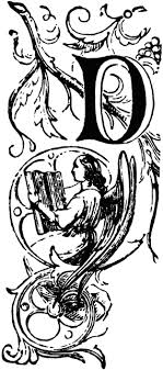 Decorative Letter D With Angel Clipart Etc Decorative Letters Lettering Letter D