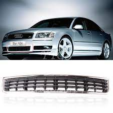 Replacement New Front Bumper Center Lower Grille Grills For Audi A4 B6 Sedan 2002 2005 Chrome Grill Exterior Parts Racing Grills Audi Audi A4 Sedan