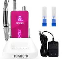 Amazon.com: Curacoro Nail Drill 35000RPM Professional Brushless Electric  Nail Drill Machine - Nail Efile for Acrylic Gel Nails, Low Noise Low ...