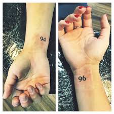 Wrist Birth Year Tattoo Designs Sister Birth Years Tattoos Tattoo Designs Tattoo Inspiration
