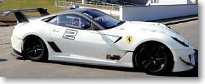 1 description 2 acquisition 3 gallery 4 trivia 5 navigation on november 10, 2011, the first images of the 599xx evoluzione surfaced, which had a radically restyled aero and exhaust package as well as electronic upgrades and pirelli racing slicks. Ferrari 599xx Evo No2 Solid White Diecast Car Hobbysearch Diecast Car Store